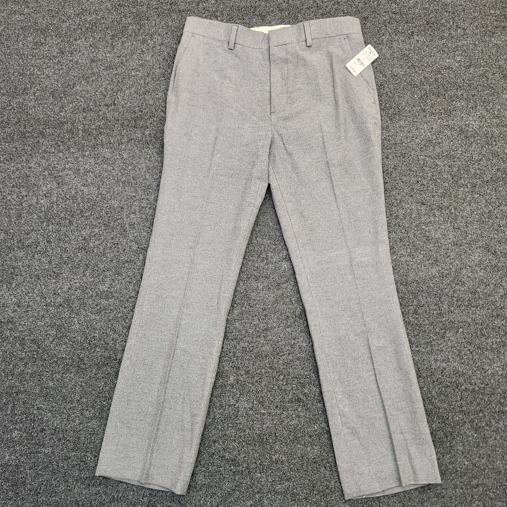 Brooks Brothers Red Fleece Mens 32x30 (Actual 26.5) Gray Cotton Pants NWT‎